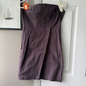 Collusion Purple Denim Dress